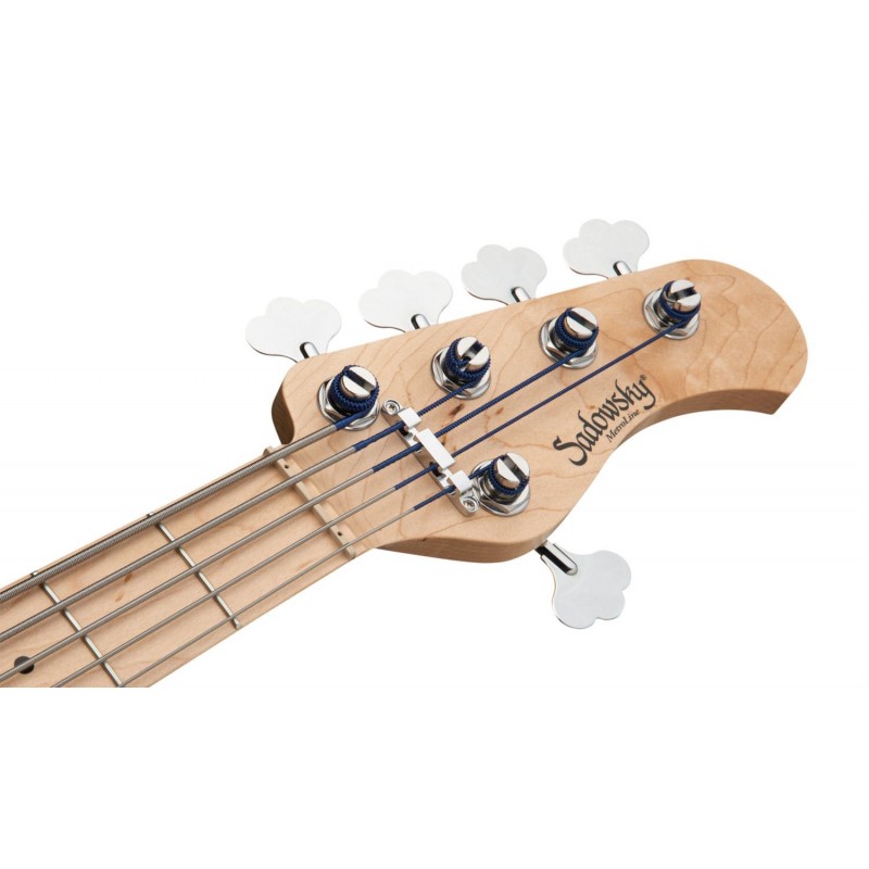 Sadowsky MetroLine 21-Fret Vintage J/J Bass, Swamp Ash Body, 5-String - Solid Sage Green Metallic Satin - 7