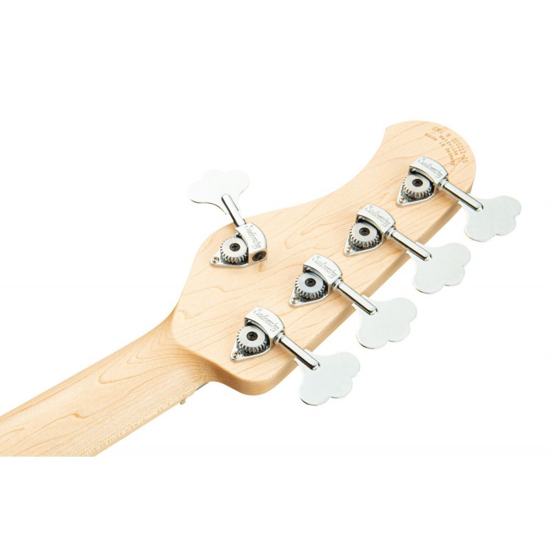 Sadowsky MetroLine 21-Fret Vintage J/J Bass, Swamp Ash Body, 5-String - Solid Black Satin - 8