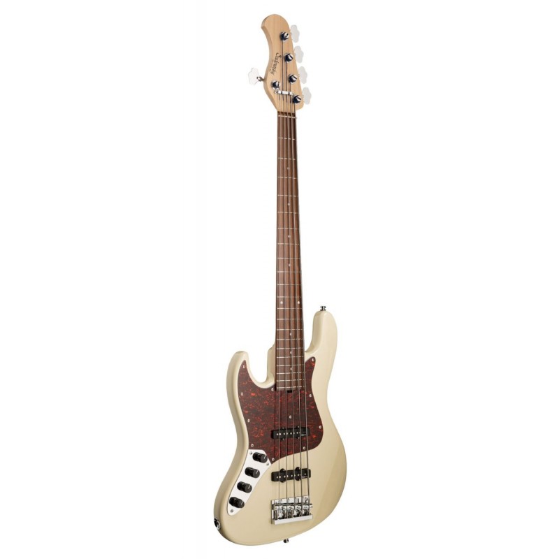 Sadowsky MetroLine 21-Fret Vintage J/J Bass, Red Alder Body, 5-String, Lefthand - Solid Olympic White High Polish - 3