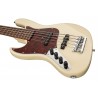 Sadowsky MetroLine 21-Fret Vintage J/J Bass, Red Alder Body, 5-String, Lefthand - Solid Olympic White High Polish - 4