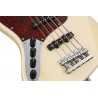 Sadowsky MetroLine 21-Fret Vintage J/J Bass, Red Alder Body, 5-String, Lefthand - Solid Olympic White High Polish - 5