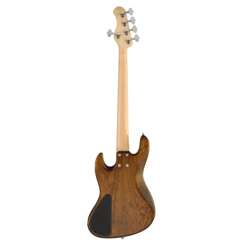 Sadowsky MetroLine 21-Fret Vintage M/J Bass, Swamp Ash Body, 5-String - Antique Tobacco Transparent Satin - 2