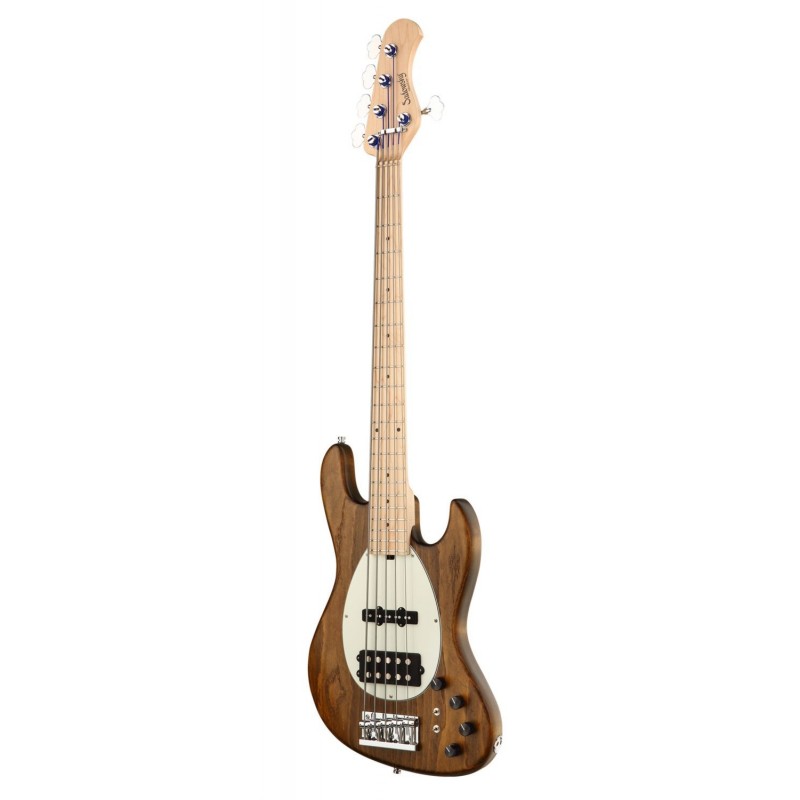 Sadowsky MetroLine 21-Fret Vintage M/J Bass, Swamp Ash Body, 5-String - Antique Tobacco Transparent Satin - 3