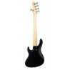 Sadowsky MetroLine 24-Fret Vintage J/J Bass, Swamp Ash Body, 5-String - Solid Black Satin - 2