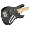 Sadowsky MetroLine 24-Fret Vintage J/J Bass, Swamp Ash Body, 5-String - Solid Black Satin - 4