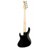 Sadowsky MetroLine 24-Fret Modern Bass, Red Alder Body, 4-String - Solid Black High Polish - 2