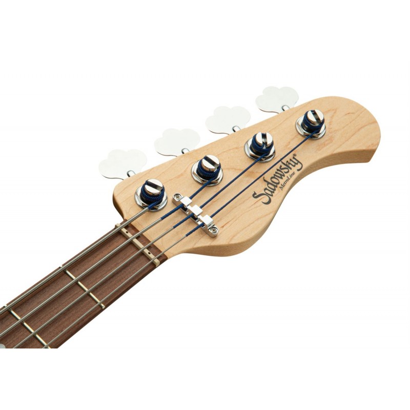 Sadowsky MetroLine 24-Fret Modern Bass, Red Alder Body, 4-String - Solid Black High Polish - 7