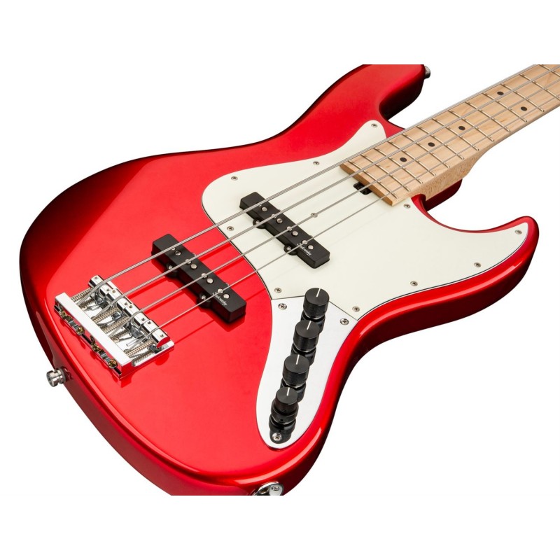 Sadowsky MetroLine 21-Fret Vintage J/J Bass, Swamp Ash Body, 4-String - Solid Candy Apple Red Metallic High Polish - 4