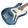 Sadowsky MetroLine 21-Fret Vintage J/J Bass, Red Alder Body, 4-String - Solid Dark Lake Placid Blue Metallic High Polish - 4