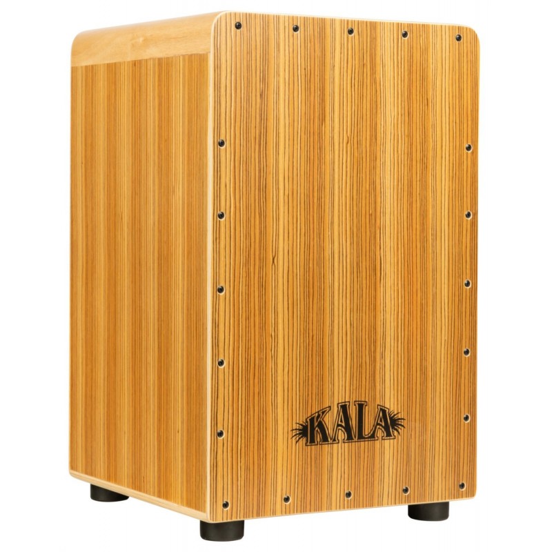KALA KP-CAJON-ZEBRA - Zebrawood Cajon, with Bag - 3