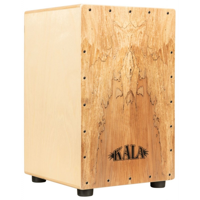 KALA KP-CAJON-SPMAPLE - Spalted Maple Cajon, with Bag - 3