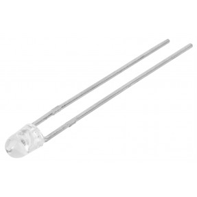 Warwick Amplification Spare Parts - White LED, 3 mm, for Hellborg Amps - 1