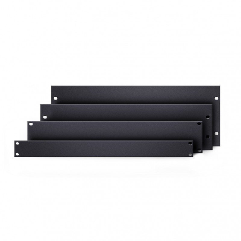 Adam Hall 19" Parts 87221 STL - Panel z otworami do szafy rack w kształcie litery U, 19", 1U, stal - 2