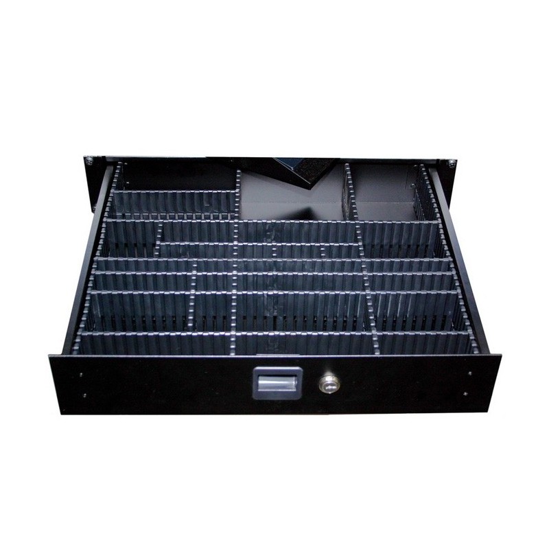 Adam Hall 19" Parts 87402 P2 - Mostek wzdłużny dla szuflad 19", 2U - 2