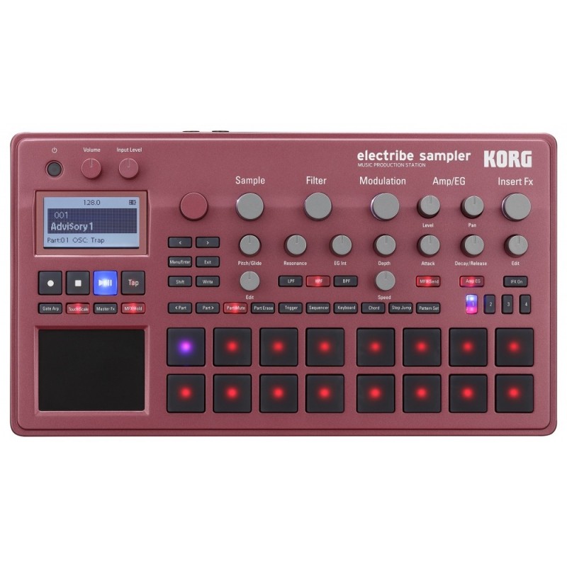 KORG ELECTRIBE 2 sampler RED - Kontroler DJ, DAW