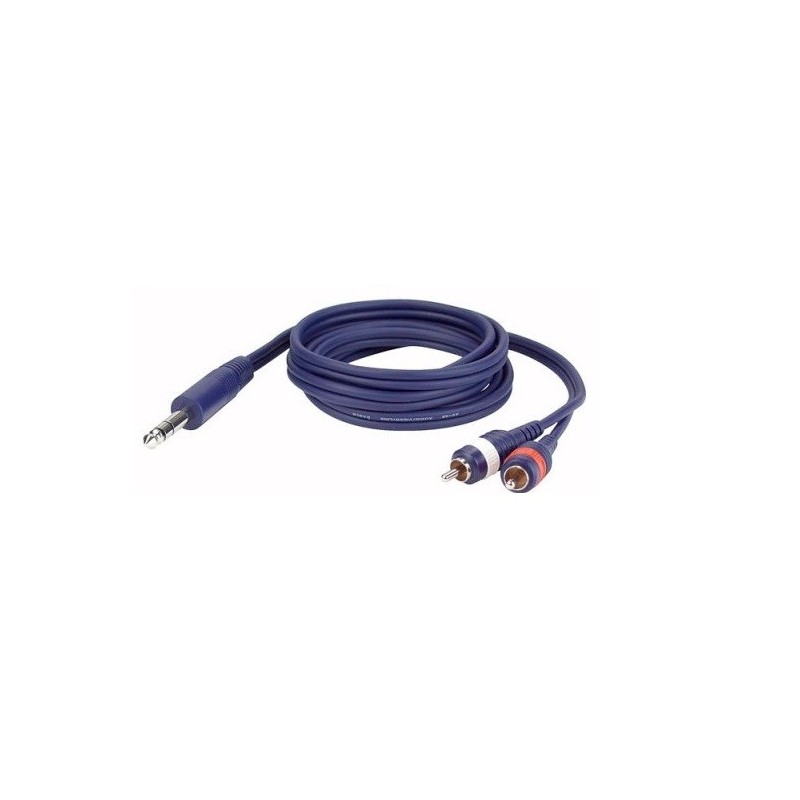 DAP AUDIO FL35150 - Kabel Jack Stereo - 2 x RCA