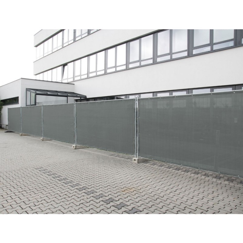 Adam Hall Accessories 0159 X BAU 2 - Osłona ogrodzeniowa, gaza typu 800, 1,76 x 3,41 m, z oczkami, szara - 3