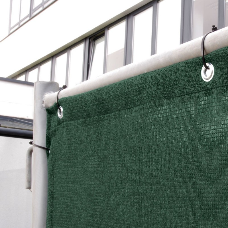 Adam Hall Accessories 0159 X BAU 4 - Osłona ogrodzeniowa, gaza typu 800, 1,76 x 3,41 m, z oczkami, zielona - 2