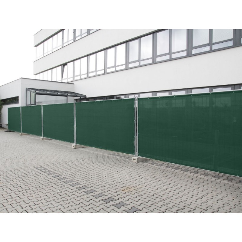 Adam Hall Accessories 0159 X BAU 4 - Osłona ogrodzeniowa, gaza typu 800, 1,76 x 3,41 m, z oczkami, zielona - 3