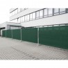 Adam Hall Accessories 0159 X BAU 4 - Osłona ogrodzeniowa, gaza typu 800, 1,76 x 3,41 m, z oczkami, zielona - 3