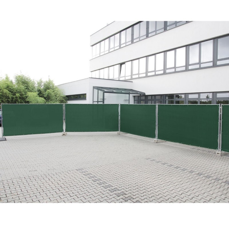 Adam Hall Accessories 0159 X BAU 4 - Osłona ogrodzeniowa, gaza typu 800, 1,76 x 3,41 m, z oczkami, zielona - 4