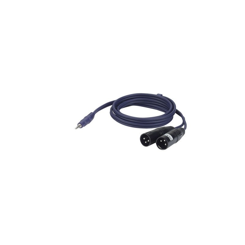 DAP AUDIO FL466 - Kabel M Jack - 2 x XLR