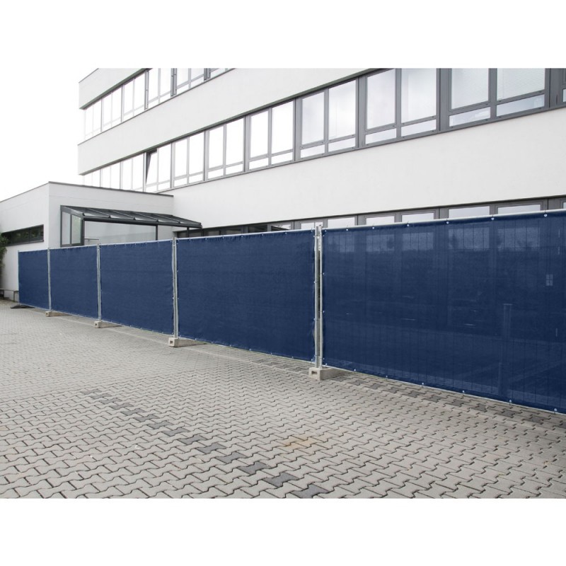 Adam Hall Accessories 0159 X BAU 5 - Osłona ogrodzeniowa gaza typu 800 1,76 x 3,41 m z oczkami, granatowa - 3