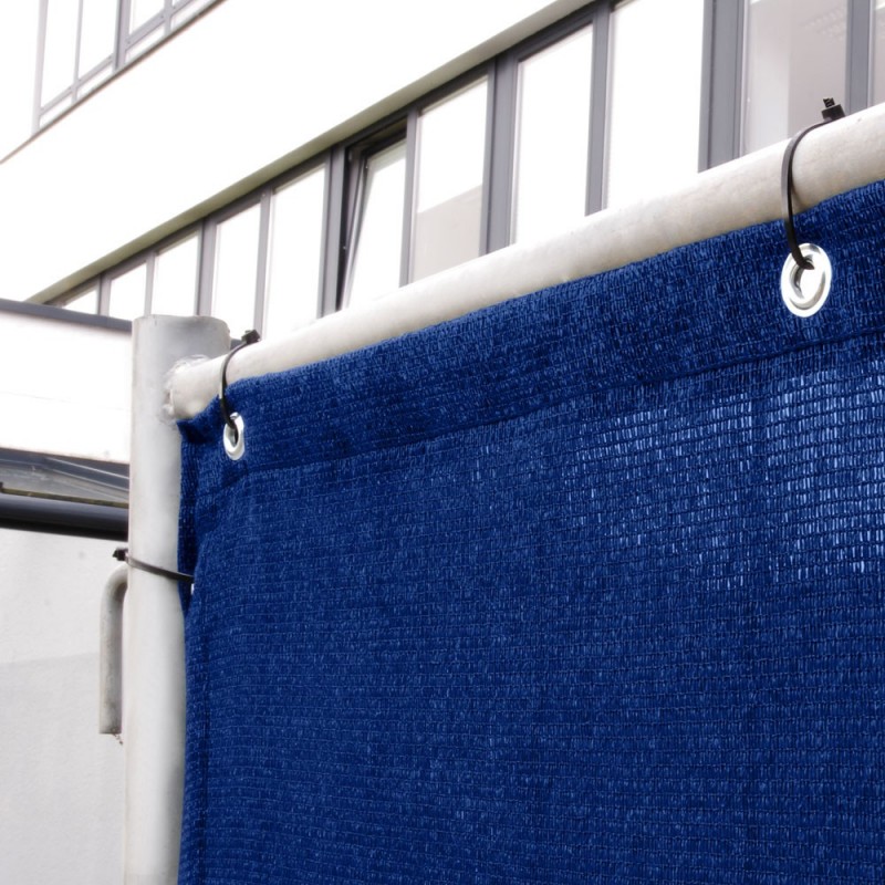 Adam Hall Accessories 0159 X BAU 6 - Osłona ogrodzeniowa, gaza typu 800, 1,76 x 3,41 m, z oczkami, błękitna - 2