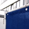 Adam Hall Accessories 0159 X BAU 6 - Osłona ogrodzeniowa, gaza typu 800, 1,76 x 3,41 m, z oczkami, błękitna - 2