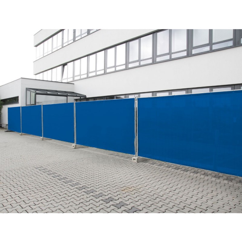 Adam Hall Accessories 0159 X BAU 6 - Osłona ogrodzeniowa, gaza typu 800, 1,76 x 3,41 m, z oczkami, błękitna - 3