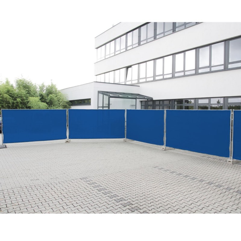 Adam Hall Accessories 0159 X BAU 6 - Osłona ogrodzeniowa, gaza typu 800, 1,76 x 3,41 m, z oczkami, błękitna - 4