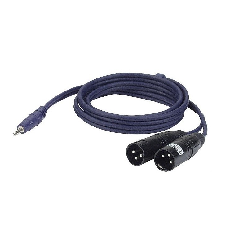 DAP AUDIO FL46150 - Kabel M JACK - 2 x XLR M 1,5m