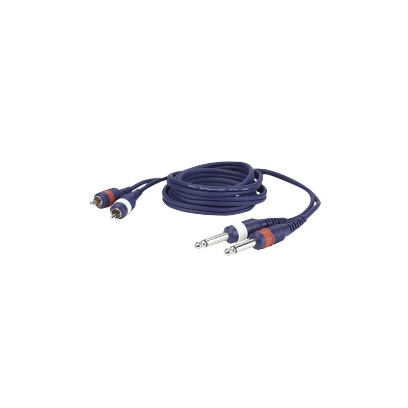 DAP AUDIO FL233 - Kabel 2x JACK - 2 x RCA 3m