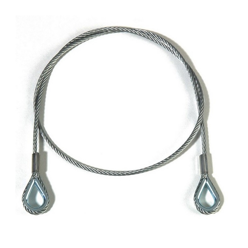 Adam Hall Accessories S 42100 - Lina zabezpieczająca 4 mm, długość: 1 m - 1