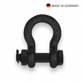 Adam Hall Accessories SH2 B 0325 - Szekla ze śrubą, nakrętką i zawleczką czerń - 1