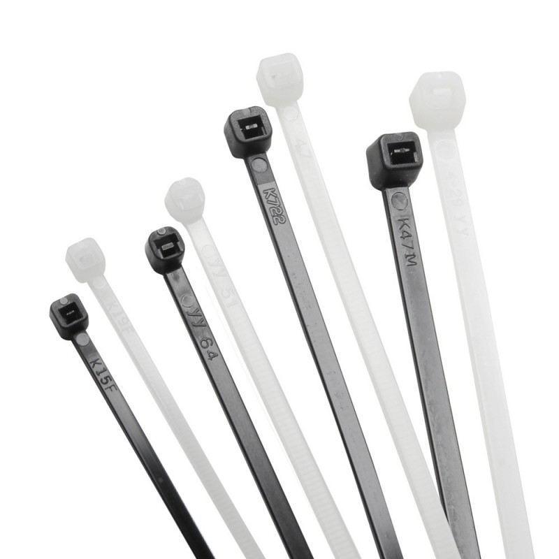 Adam Hall Accessories VP 36200 BLK - Opaska kablowa 200 mm, czarna - 1