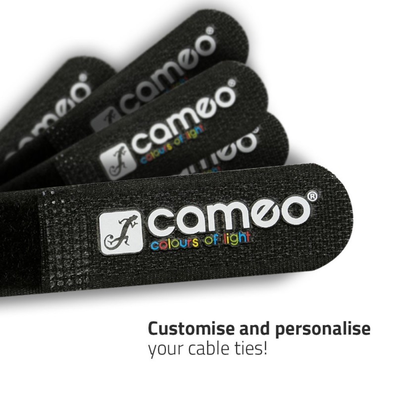 Adam Hall Accessories VR 2030 RED - Opaska kablowa na rzepy, 300 x 20 mm, czerwona - 3