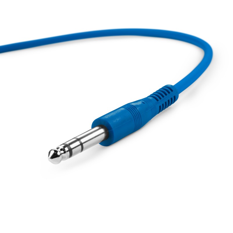 Adam Hall Cables 3 STAR BVV 0090 SET - Zestaw 6 kabli Patch Cables 6,3 mm Jack Stereo 0,90 m - 5