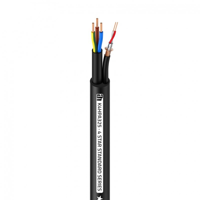 Adam Hall Cables 4 STAR HPA 325 - Kabel hybrydowy Power & Audio 3 x 2,5 mm & 2 x 0,22 mm - 1