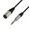 Adam Hall Cables 4 STAR MMP 0150 - Kabel mikrofonowy REAN XLR męskie – jack mono 6,3 mm, 1,5 m - 1