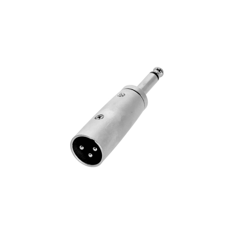 Adam Hall Connectors 4 STAR A JM2 XM3 - Adapter 6,3 mm jack mono męski do XLR męski - 1