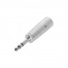 Adam Hall Connectors 4 STAR A JM3 XM3 - Adapter 6,3 mm jack stereo na XLR męski - 1
