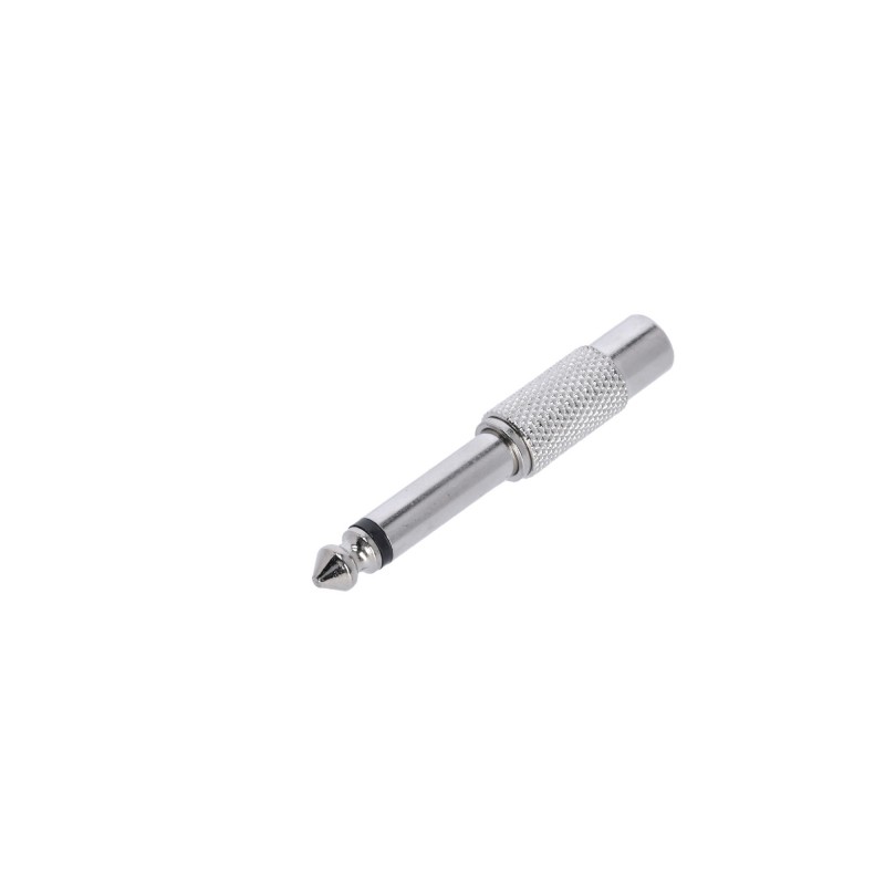 Adam Hall Connectors 4 STAR A RF2 JM2 - Adapter cinch żeński do jack 6,3 mm mono męski - 1