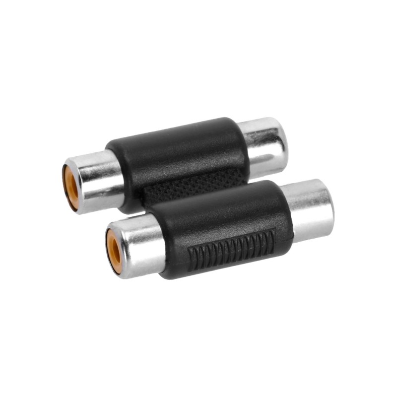 Adam Hall Connectors 4 STAR AT RF2 RF2 - Twin-Adapter 2 x RCA żeński auf 2 x RCA żeński - 2