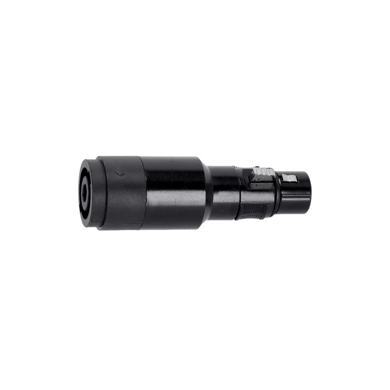 Adam Hall Connectors 4 STAR A XF3 SM4 - Adapter XLR żeński na 4-biegunowe złącze głośnikowe męskie - 5