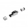 Adam Hall Connectors 4 STAR C CAT6 - RJ45 Conector Cat.6a - 4