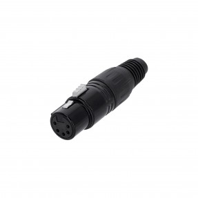 Adam Hall Connectors 4 STAR C XF5 BLK - Złącze XLR 5-pinowe żeńskie - 1
