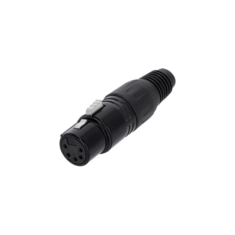 Adam Hall Connectors 4 STAR C XF5 BLK - Złącze XLR 5-pinowe żeńskie - 1