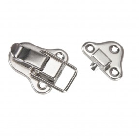 Adam Hall Hardware 1607 AH - Zamek przykręcany, średni, niklowany, w woreczku - 1