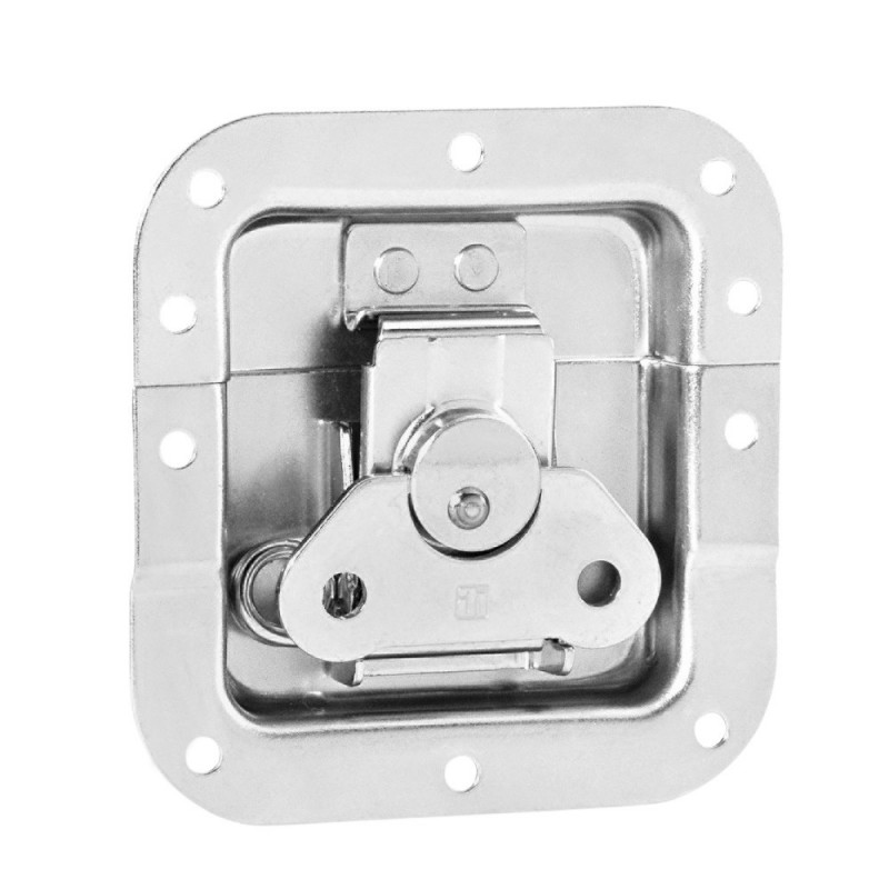 Adam Hall Hardware 17293 S - Zamek motylkowy, średni, sprężynowy, częściowo zagięty, głębokość: 14 mm - 1